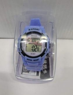 MONTRE DIGITALE POUR ENFANT BLEU PÂLE